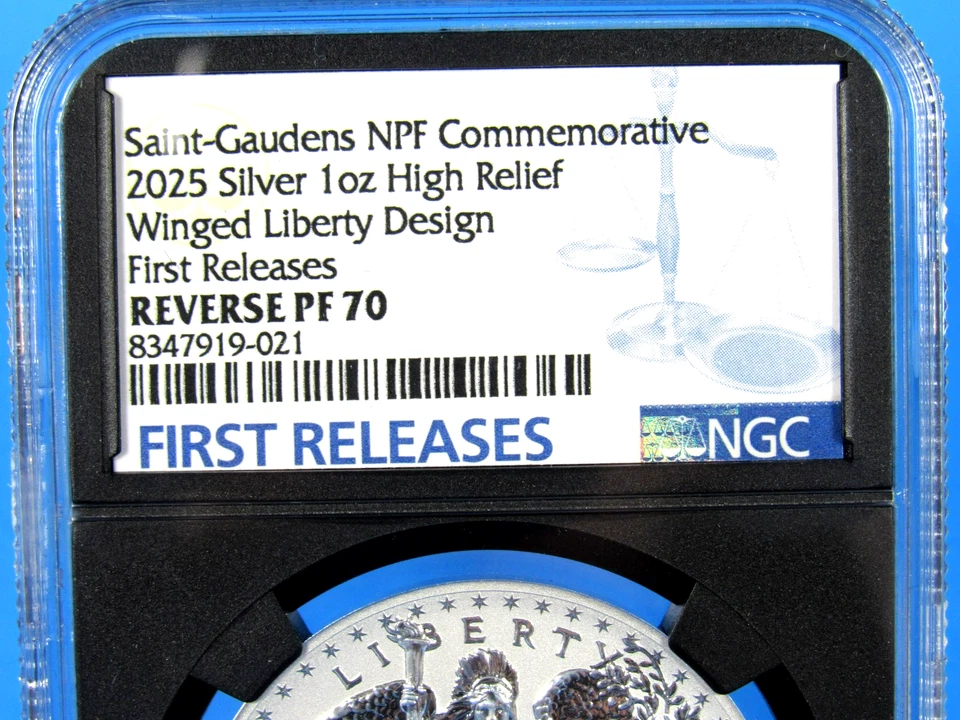 2025 St. Gaudens NPF, 1-Ounce Minged Liberty Double Eagle NGC RP 70  First Rel. - Image 3 of 4
