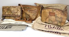 Set da viaggio vintage Alviero Martini 1a Classe 4 pezzi. Borsa a mano, pochette, borse da viaggio