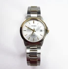 Vintage 2001 Seiko Japan 7N42-0FC0 Quartz Silver Mens Bracelet Wrist Watch Works