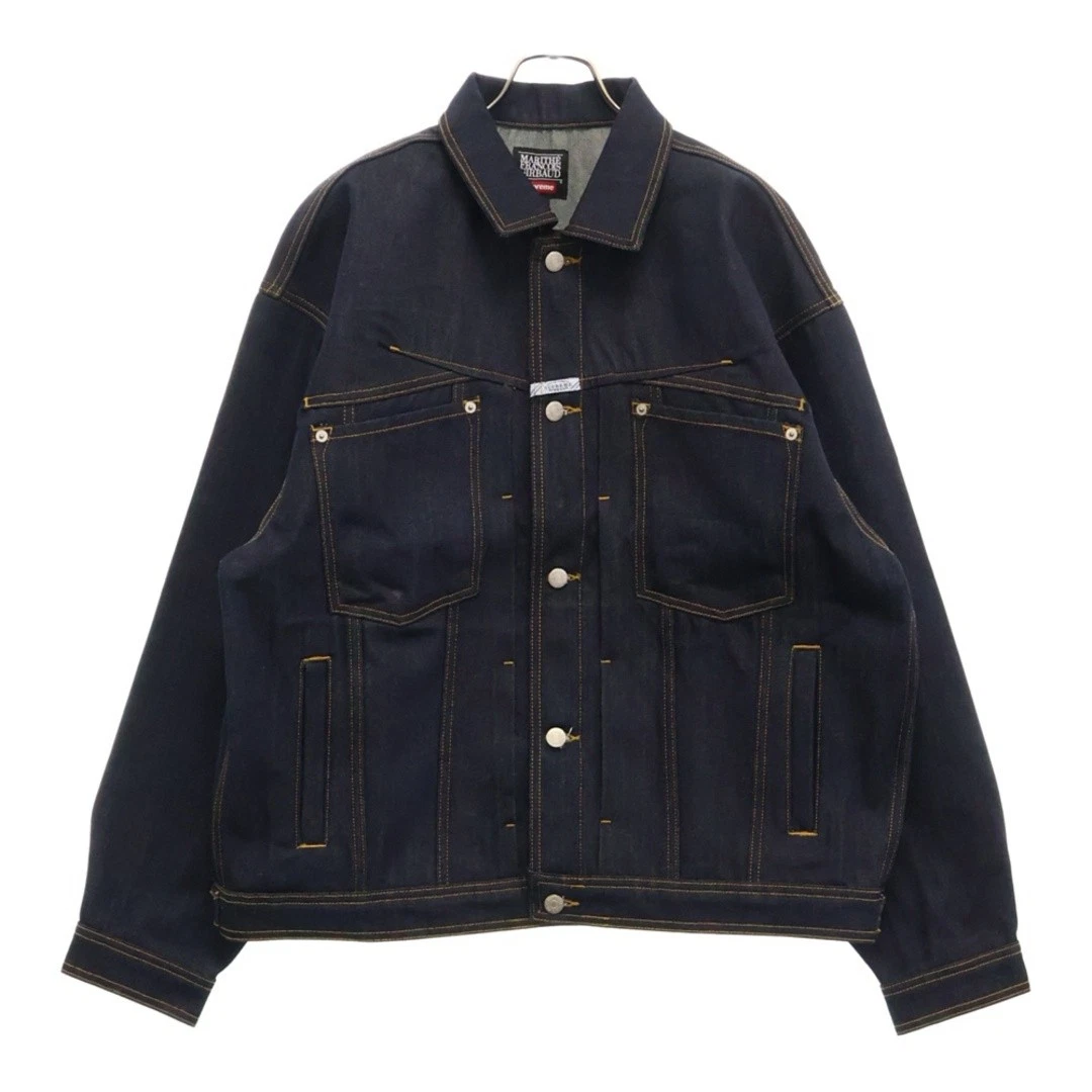 Veste camionneur denim SUPREME 25SS Marithe+ François Girbaud X Seam Marite occasion 7