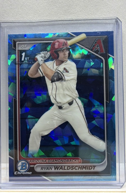 2024 Bowman Chrome Draft Sapphire Edition - Ryan Waldschmidt #BDC-18 (RC)