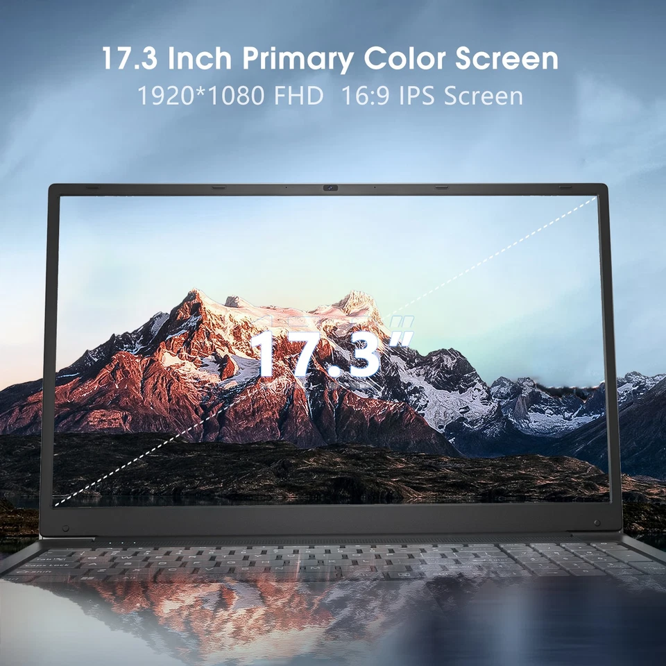 2025 NEW FAST FHD Laptop SGIN Windows 11 Dual Core 128GB SSD 8000mAh 2.6GHZ - Image 2 of 4