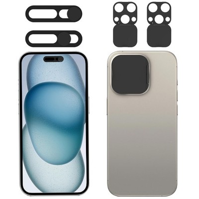 EYSOFT Privacy Cover Compatible for 15 Pro/iPhone 15 Pro Max with Front Camer...