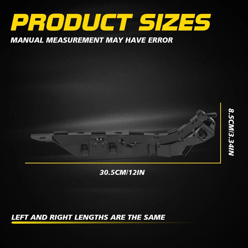 Para 2010-2014 Subaru Legacy Outback Front Bumper Cover Suportes Retentores 2X EOA - Imagem 2 de 4