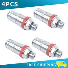 4PCS Hydraulic Female Quick Release Coupling For John Deere 6400 6420 6800 7430 