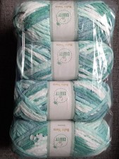 4 x 100 gm chunky brushed  baby yarn. variegated BN