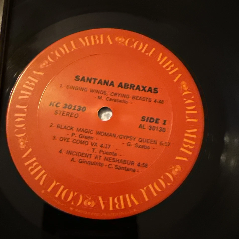 Santana Abraxas Vinyl LP Columbia Records 1970 gatefold kc30130 Foto 3 de 3
