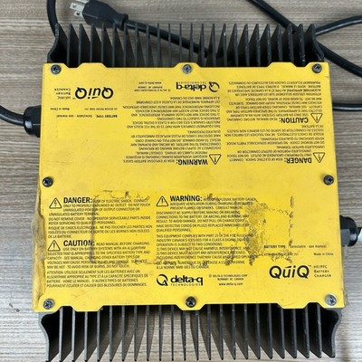 Delta-Q QuiQ 48V Golf Cart Battery Charger 913-4800-E5 Lead Acid Charger WORKING
