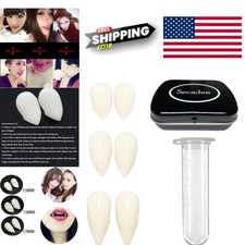 Vampire Teeth Set with 3 Pairs in 13mm 15mm 17mm for Halloween Cosplay Party