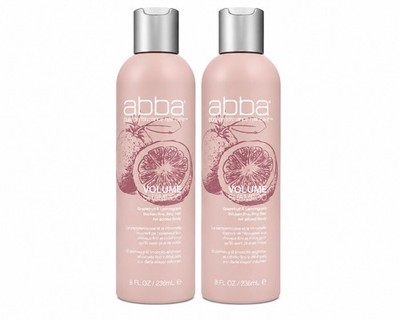 ABBA Volume Shampoo Duo 8 Fl Oz Each Grapefruit Lemongrass Thickening Set