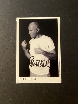 Phil Collins SIGNED signiert Autogramm Promo Foto 10x15 cm