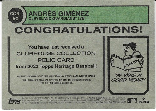 Topps Heritage Clubhouse Collection Memorabilia/Relic Cards - You Pick Upd 2/7 - Afbeelding 19 van 111