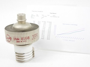 Eimac 8168 4CX1000A Vintage Transmitting Tube (LOWER OUTPUT, report included)