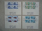 1969 blocks of four set BRITISH ANTARCTIC TERRITORY FDCs BASE Z HALLEY BAY pmks