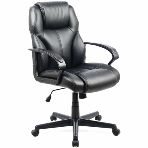 CorLiving Marlowe Fabric Upholstered Chrome Base Task Chair in