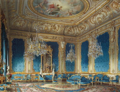 Interiors of the Palace Oil painting Wall art HD Giclee Printed on canvas P2057