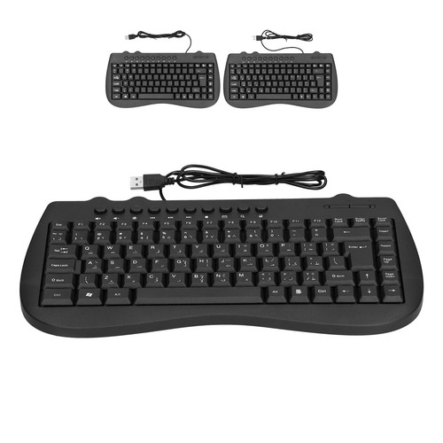 USB Keyboard Plastic 87 Keys KB‑301B Keypads General Ergonomically Computer EOM - Picture 10 of 18