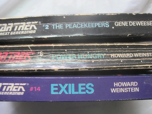 Vintage ~ Set 3 ~ Star Trek Next Generation ~ Peacekeepers Exiles ~ 1. Auflage ~ LBDPZ - Bild 2 von 8