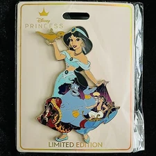 LE 400 WDI Princess Jasmine Dress Collage Aladdin MOG D23 Expo Disney Pin 2024