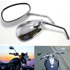 For Suzuki Boulevard C50 M109R M50 C90 Motorcycle Rear View Mirrors Chrome 10mm