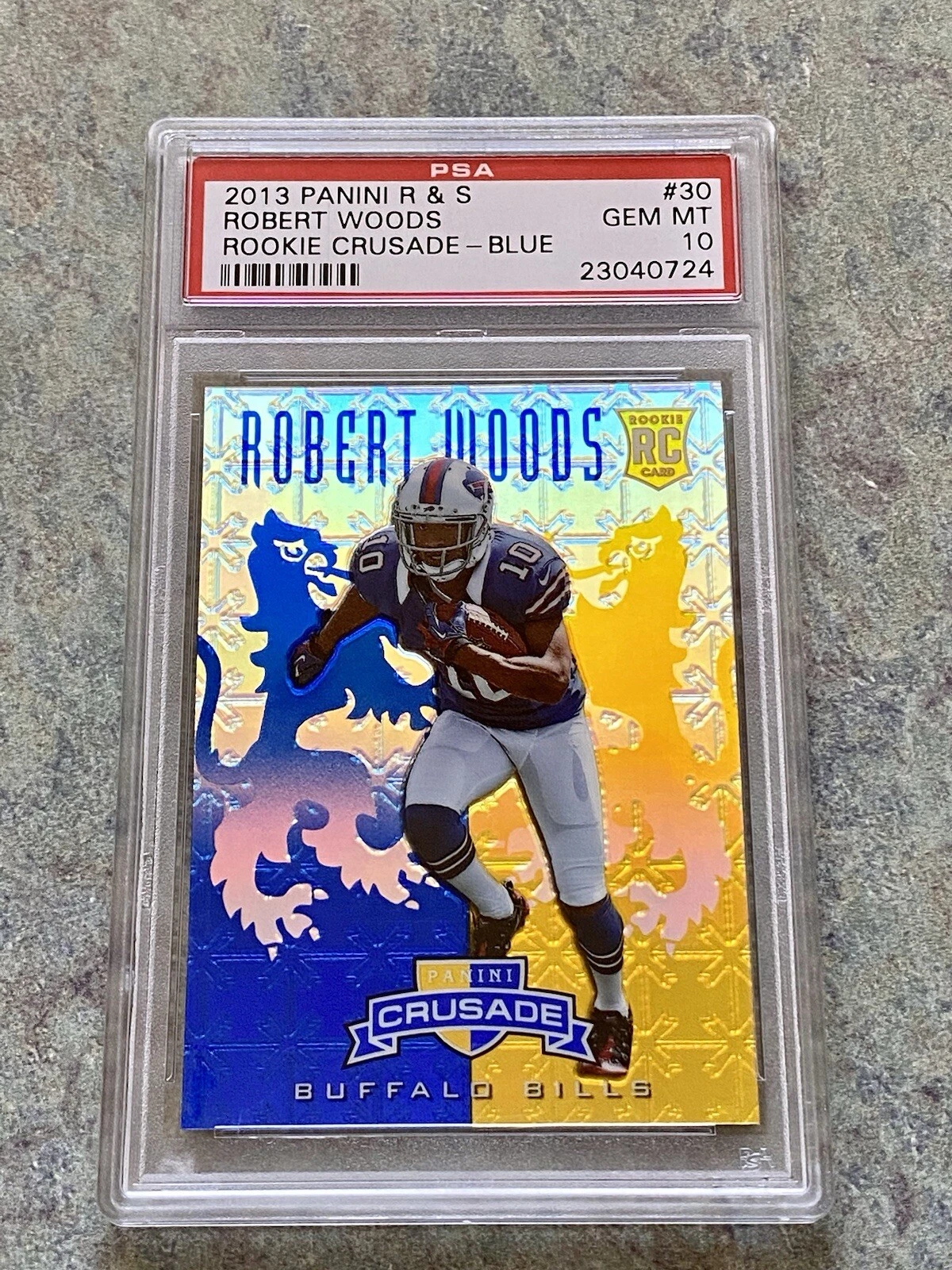 Robert Woods Panini Rookies & Stars Rookie Crusade #30 Blue