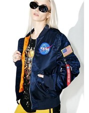 Alpha Industries Ma-1 Bomber Jacket Womans Size M