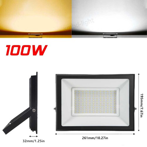 10W-500W LED Floodlight PIR Motion Sensor Security Outdoor Garden Flood Light - Picture 14 of 24
