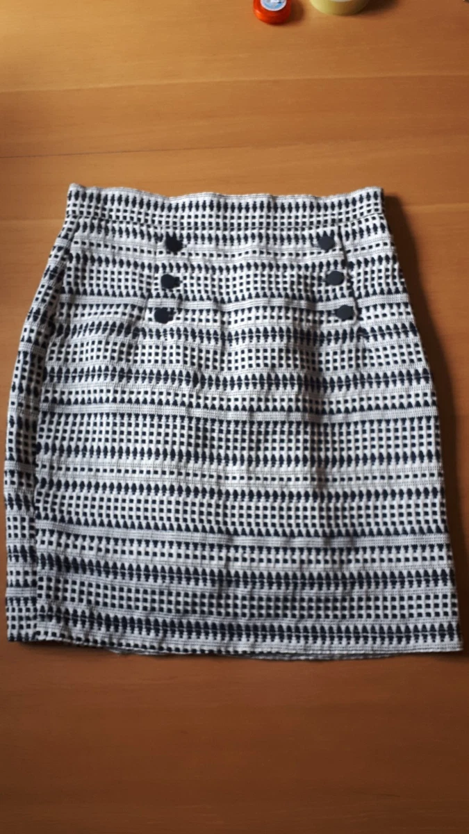 H and m black cheap skirt
