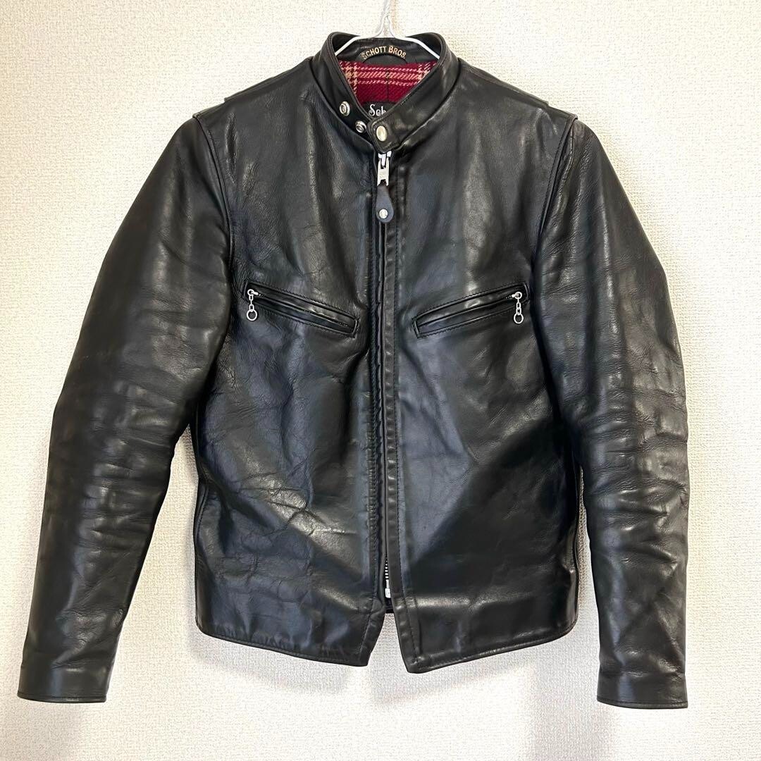 Schott 641SXX Single Riders Jacket Genuine Steerhide Men Size 34