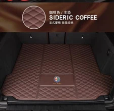 Costom For Alfa Romeo Giulia Stelvio 2017-2021 Car Floor trunk mat waterproof