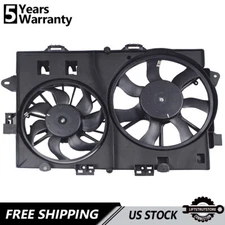Dual Radiator Cooling Fan Assembly For Chevy Equinox Pontiac Torrent 19129813