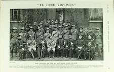 1902 Druck Offiziere Des 1. Bataillons Scots Guards Namens Captain Montgomerie
