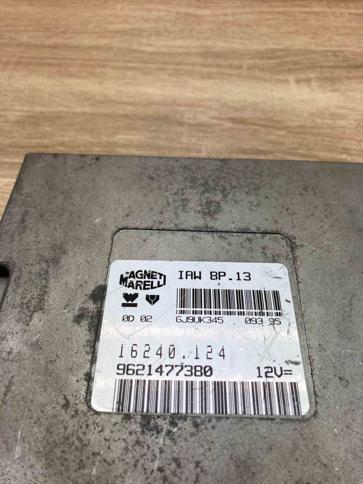 9621477380 16240 124 Citroen Motor ECU Engine Module Unit Magneti 