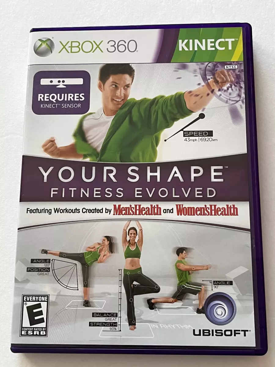 Xbox 360 Kinect Game YOUR SHAPE Fitness Evolved Mens Womens Health