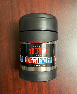 Thermos Brand Vacuum Insulated Stainless Steel Double Wall Food Drink Jar 10oz 