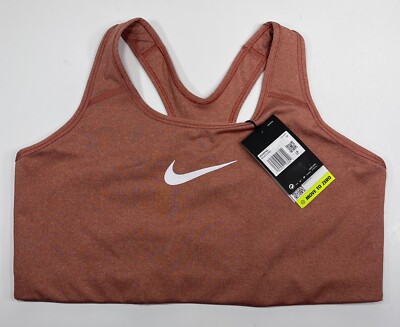 Nike Swoosh Women's Medium-Support Non-Padded Sports Bra Plus Size BQ0973-691 1X