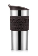 New! Genuine Bodum Stainless Steel Double Walled Travel Coffee Mug 12oz