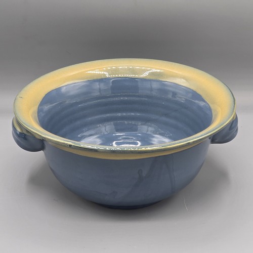 Tumbleweed Pottery Bowl Stoneware Glazed Handled Bowl Made In USA North Carolina - Picture 3 of 13