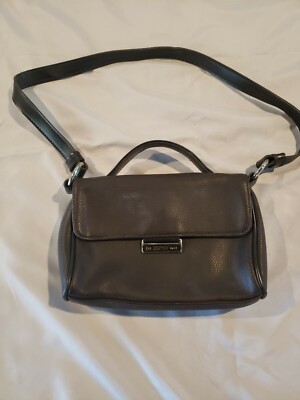Vintage 80s/early 90s Taupe Esprit Handbag Purse, Pre-owned 