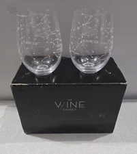 The Wine Savant Astrology Glassware (2pc Set)