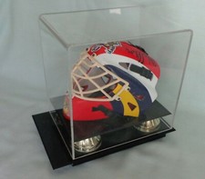 John Vanbiesbrouck Florida Panthers NHL Hockey Mini Goalie Mask Signed Display
