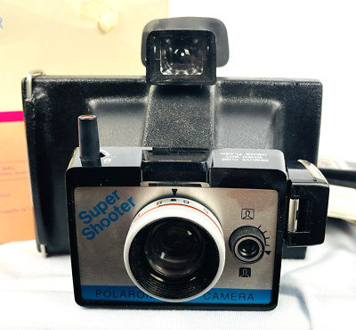 VINTAGE Polaroid Super Shooter Land Camera w/ Manual & Original Box   Unteste