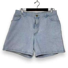 90's Vintage Wrangler High Rise Shorts Light Blue