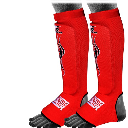 FIGHTSENSE Shin Instep Protectors,Leg Pads,Guards Pads Boxing, MMA, Muay Thai - Picture 2 of 3