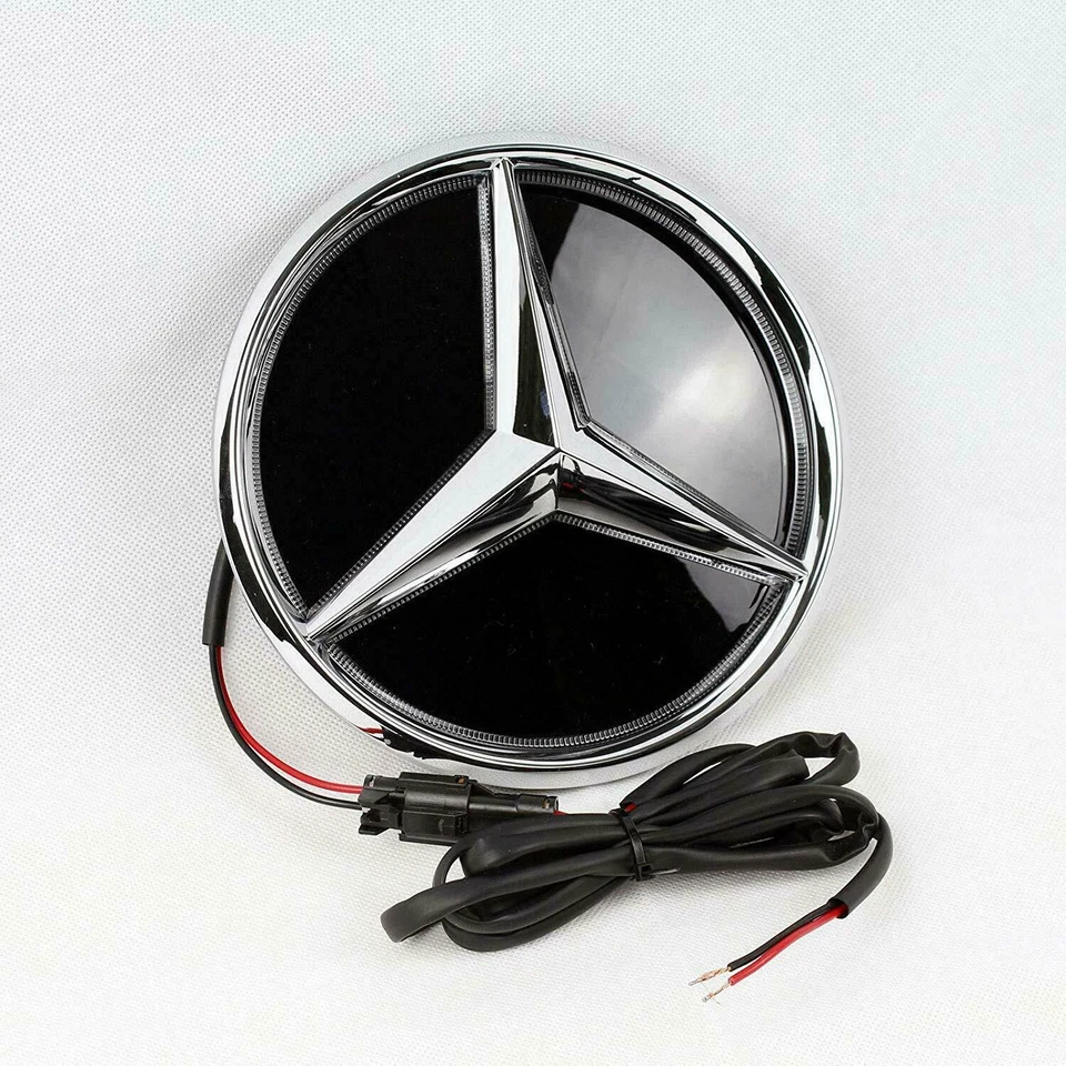 Para Clase B/C W204 W245 GLK Tipo Snap Coche LED Insignia Frontal Emblema Luz 2007-2012 Foto 3 de 4