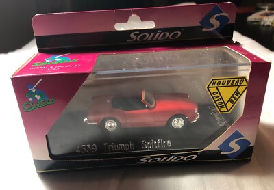 Triumph Spitfire Convertible 1/43 Diecast Car 4539 Solido New In Box