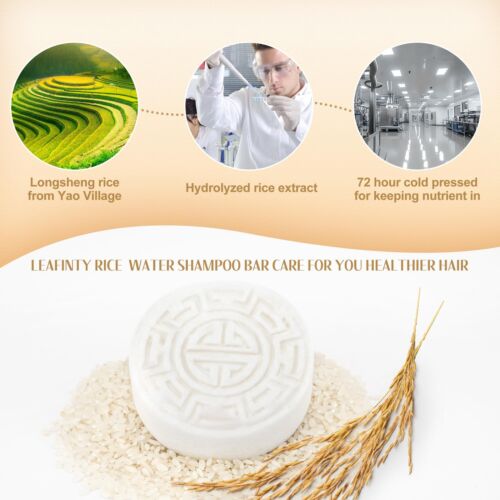 Rice Water Shampoo Bar - 2 in 1 Fermented Rice Water Solid Shampoo and Condit... - Picture 4 of 8