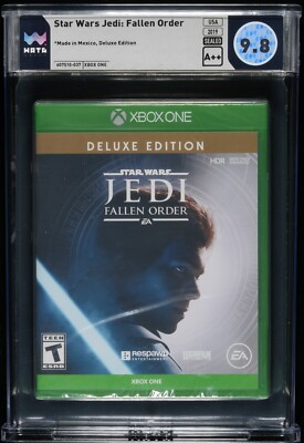 Star Wars Jedi Fallen Order Deluxe Edition Xbox One New Sealed WATA 9.8 A++
