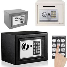 SAFE ELECTRONIC DIGITAL STEEL SECURITY HOME OFFICE HOTEL MONEY CASH SAFETY BOX