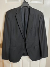 Hugo Boss x Loro Piana Super 150s Luxury Choice Sport Jacket 44R Black Blazer